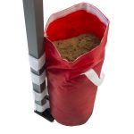 gazebo weighted leg bag red filled (2)