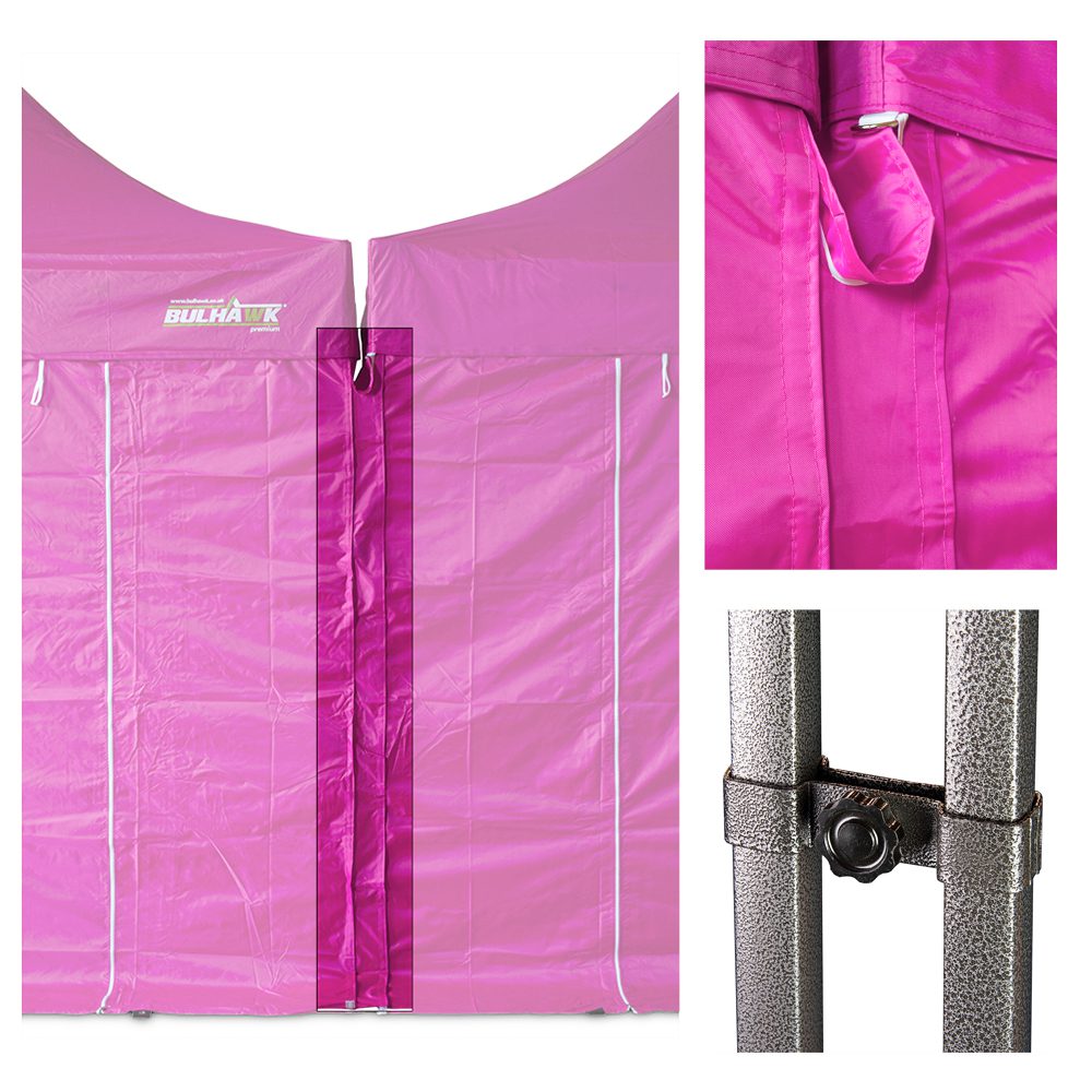 Full Gutter Kit – Velcro Connect – Pink Main 1
