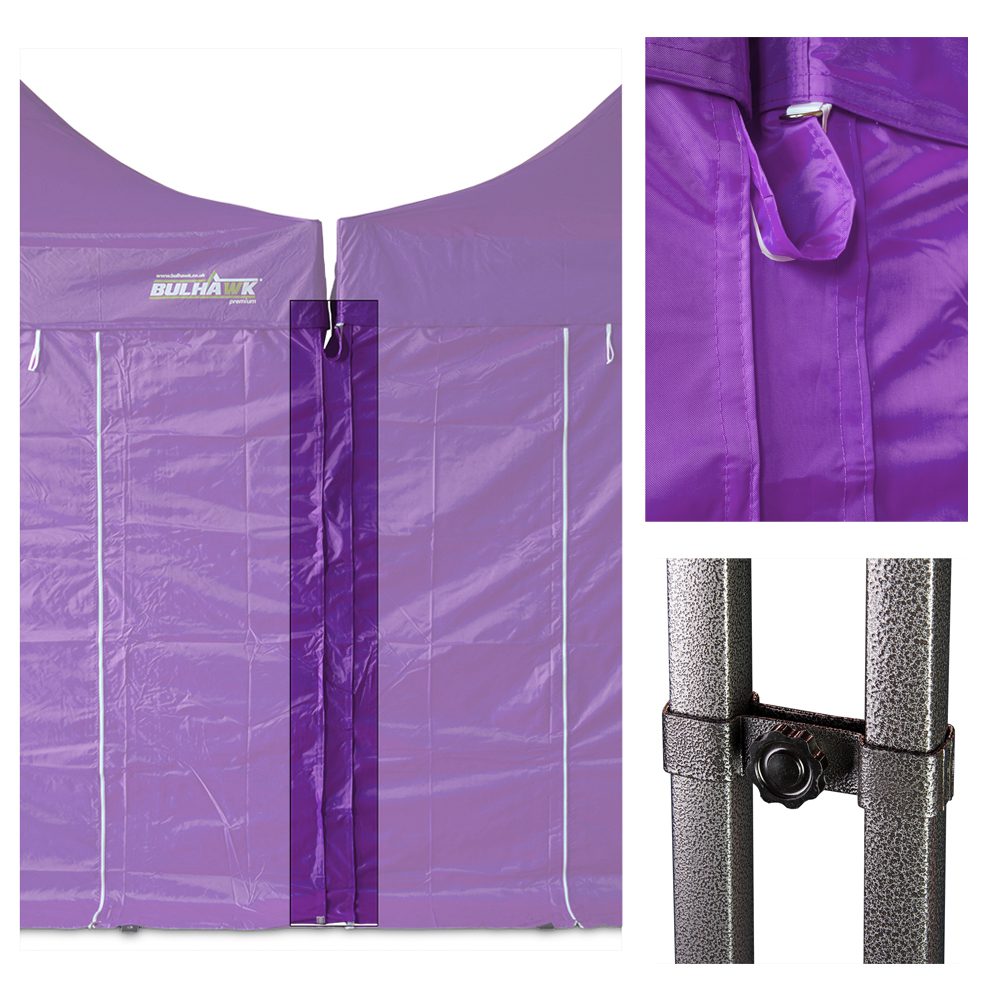 Full Gutter Kit – Velcro Connect – Purple Main 1