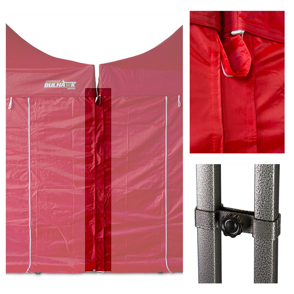 Full Gutter Kit – Velcro Connect – Red Main 1